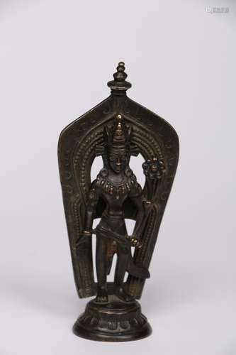 Old Collection:A Copper Statue of Buddha