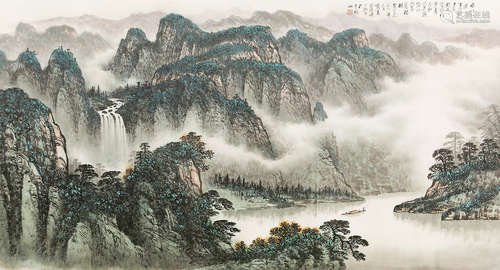 1925 ～2007 黄纯尧 山水 镜片 纸本