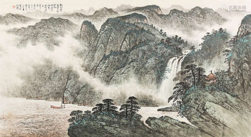 1925 ～2007 黄纯尧 山水 镜片 纸本