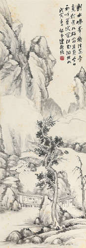 1876～1923 陈师曾 山水 立轴 纸本