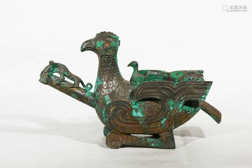 Chinese Early China Period Exquisite Bronze Ritual Vessel