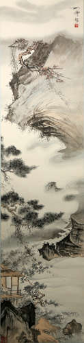 Chinese Hu Yefo'S Landscape Painting
