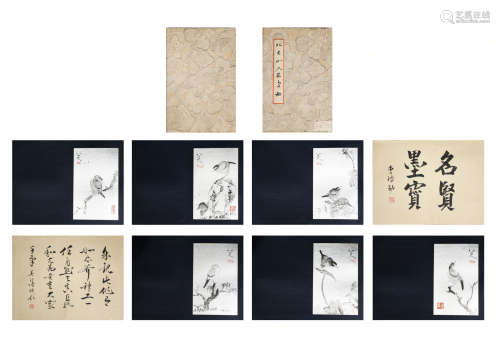 Chinese Album Of Flower And Bird Painting