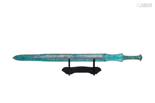 Chinese Early China Period Bronze Sword