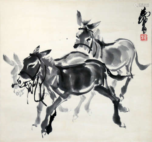 Chinese Huang Zhou'S Painting