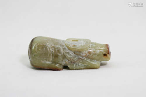 Chinese Hetian Jade Cattle