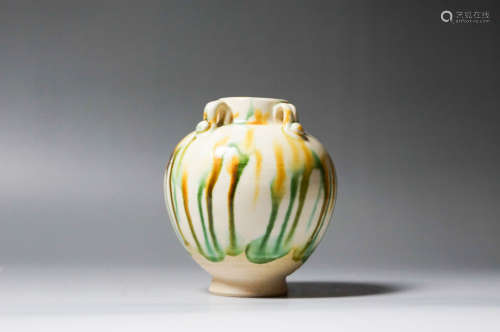 Chinese Tang San Cai Porcelain Jar