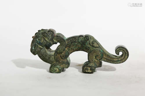 Chinese Exquisite Bronze Animal Ornament