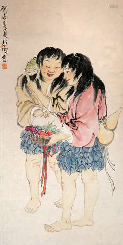 Chinese Xu Beihong'S Painting