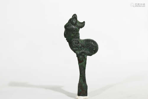 Chinese Early China Period Bronze Ornament