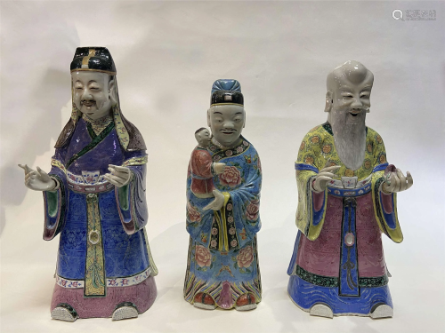 A SET OF ANCIENT CHINESE,BLUE AND WHITE FAMILLE-…