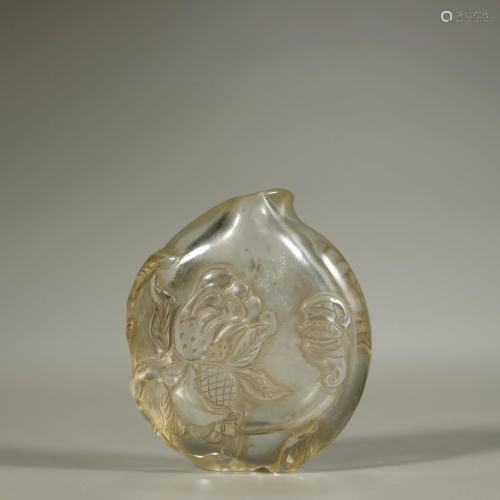 ANCIENT CHINESE,CRYSTAL SNUFF BOTTLE