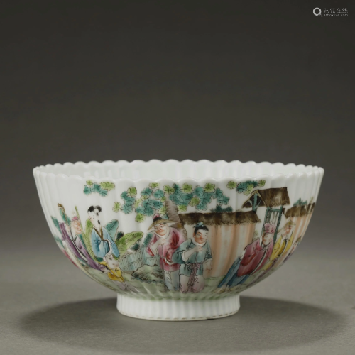 QING DYNASTY,FAMILLE-ROSE BOWL