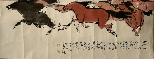 Painting, LI QI MAO (Taiwanese, 1925-2019)