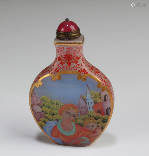 Chinese Peking Glass Snuff Bottle