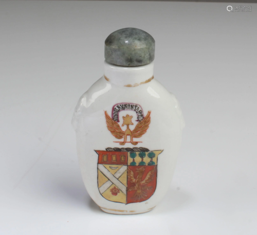 A Porcelain Snuff Bottle