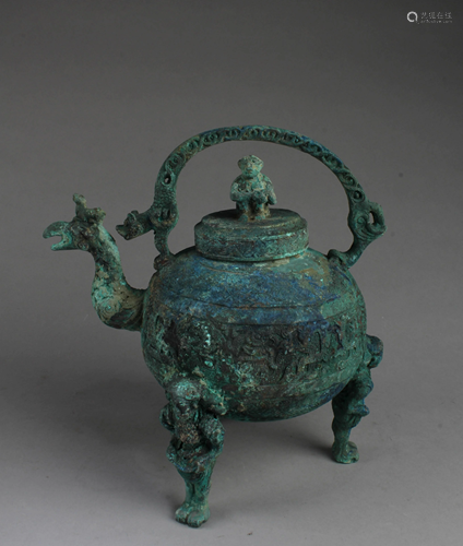 Chinese Bronze Teapot