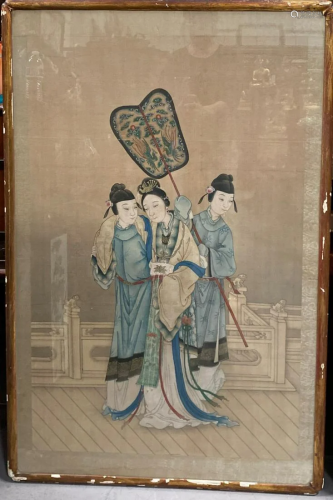 A Framed painting
