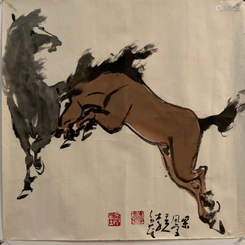 Painting, LI QI MAO (Taiwanese, 1925-2019)