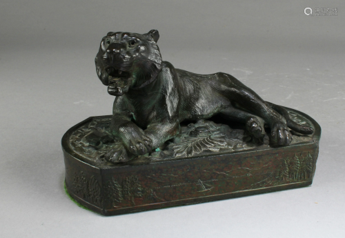 A Bronze Paper Weight