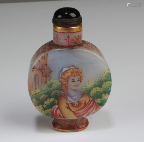 Chinese Peking Glass Snuff Bottle