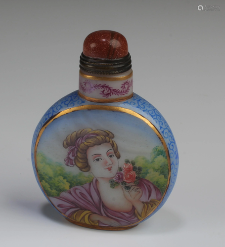 Chinese Peking Glass Snuff Bottle