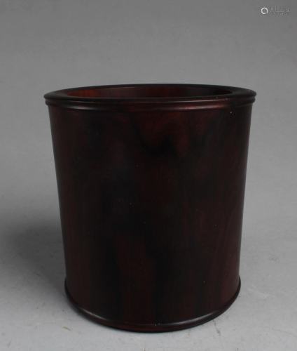 A Hardwood Brushpot