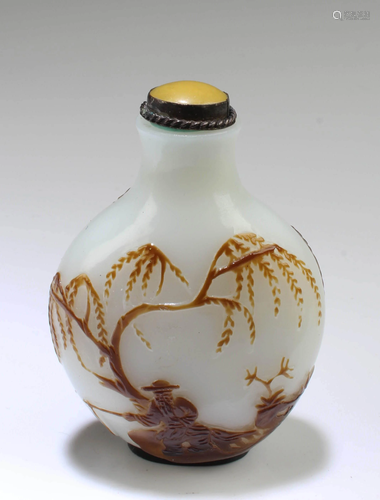 Chinese Peking Glass Snuff Bottle