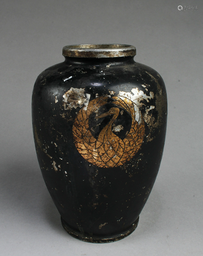 Chinese Pewter Vase