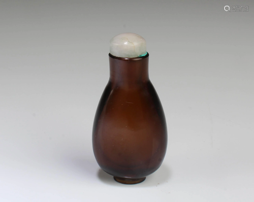 Antique Chinese Peking Glass Snuff Bottle