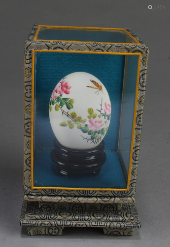 An Egg Shell Carving