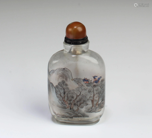 A Peking Glass Snuff Bottle