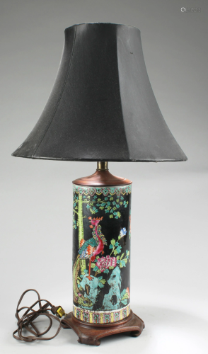 A Porcelain Table Lamp