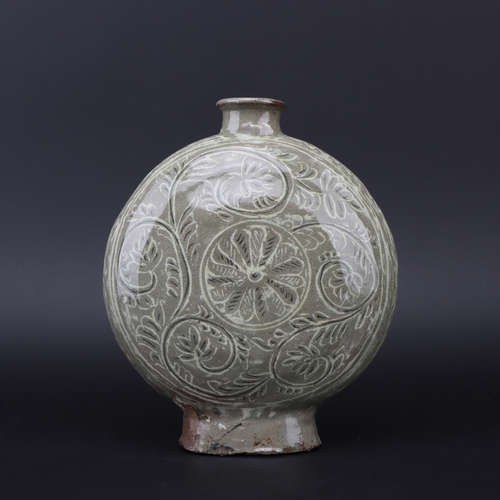 A Yao zhou kiln bottle,Qing dynasty