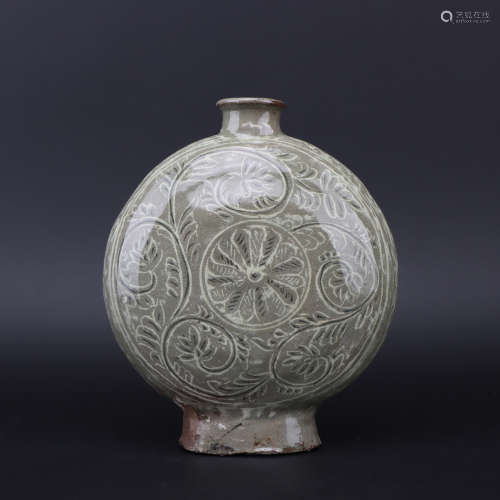 A Yao zhou kiln bottle,Qing dynasty