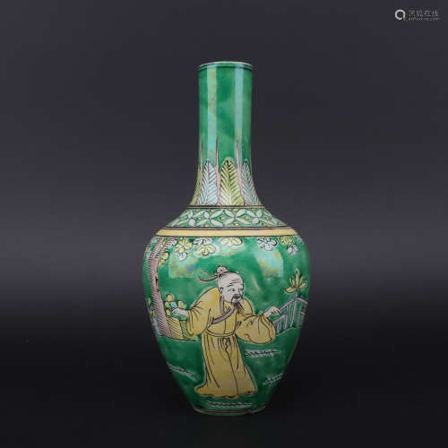 A Su sancai kiln vase,Ming dynasty