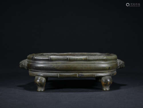 A bronze Incense burner,Qing dynasty