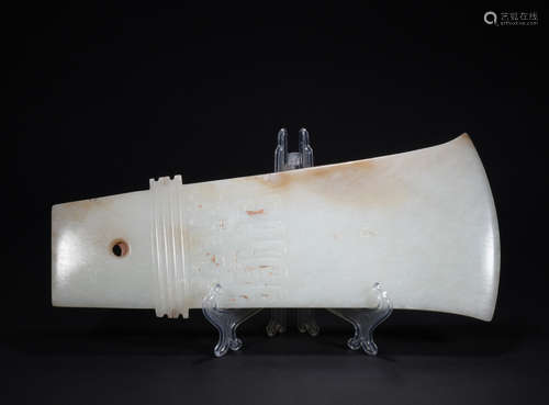 A jade instrument,Qing dynasty