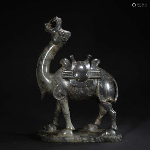 A jade camel,Qing dynasty