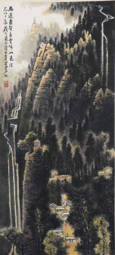 The modern times Li keran's landscape painting
