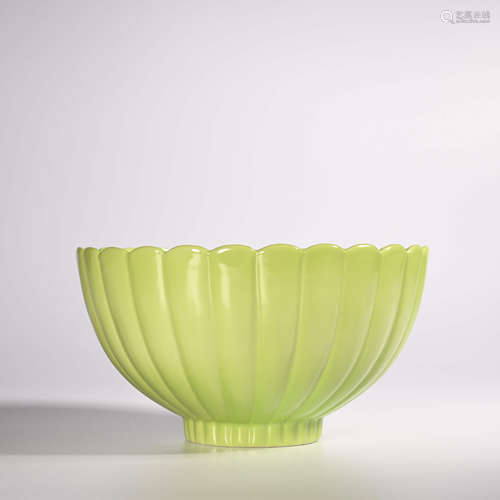 Yongzheng Lemon Yellow Bowl