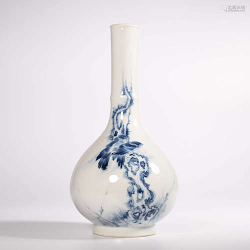 Wang Bu blue vase