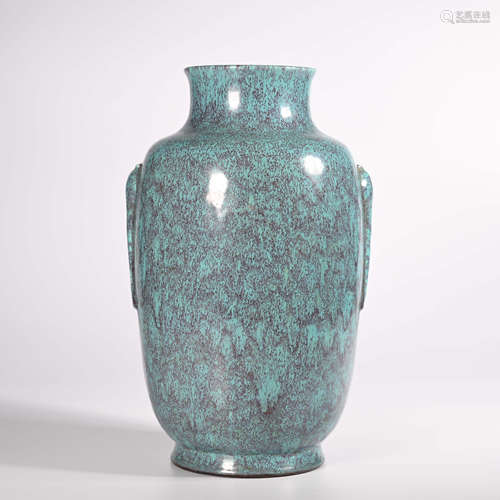 Qianlong furnace-jun glaze vase