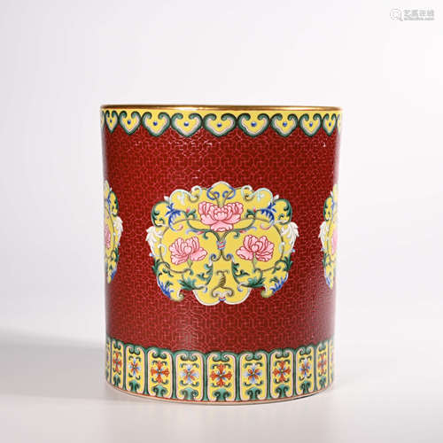 Qianlong foreign color pen holder