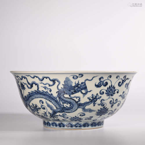 Xuande blue and white bowl