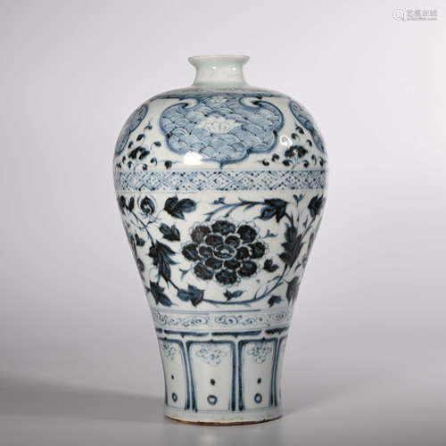 Yuan blue vase