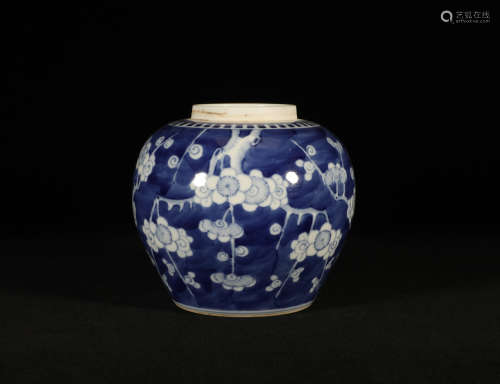 Blue and White Jar Guangxu Style