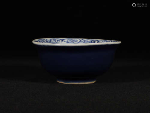 Blue and White Bowl Ming Style