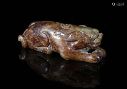 Carved Jade Beast Han Style