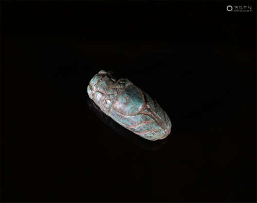 Carved Turquoise Ornament Liao Style